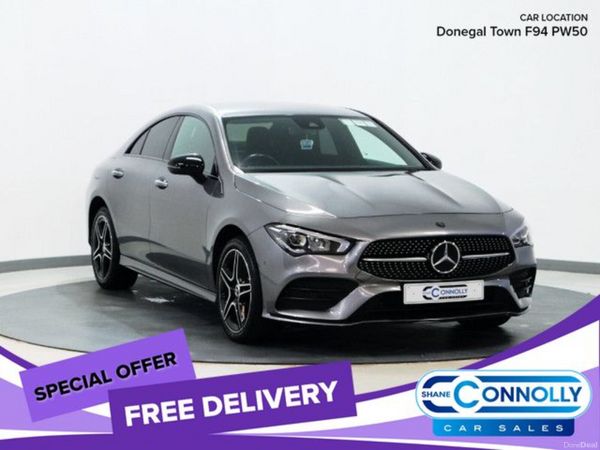 Mercedes-Benz CLA Coupe, Petrol Hybrid, 2022, Grey