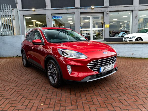 Ford Kuga SUV, Petrol Plug-in Hybrid, 2021, Red