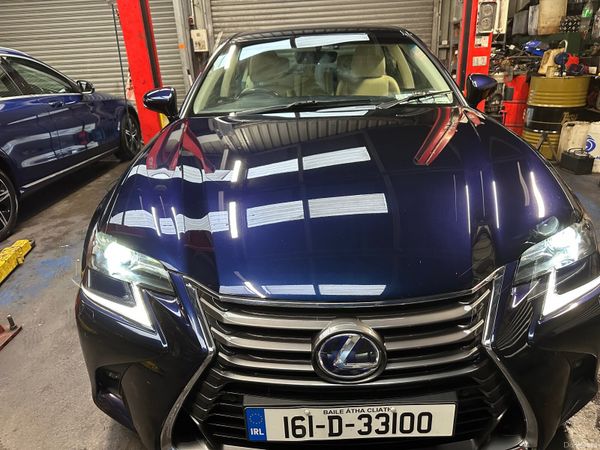 Lexus GS Saloon, Petrol Hybrid, 2016, Blue