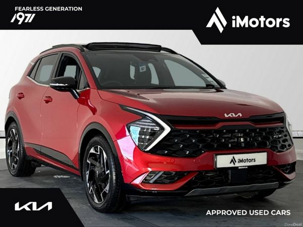 Kia Sportage SUV, Diesel Hybrid, 2023, Red