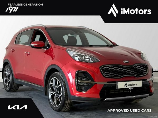 Kia Sportage SUV, Diesel Hybrid, 2020, Red