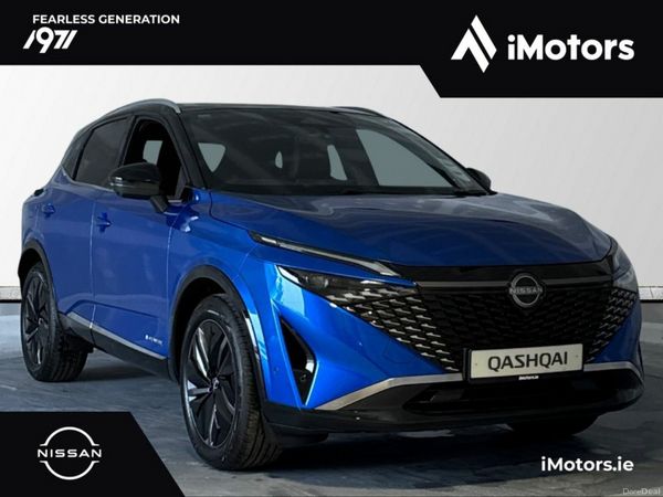 Nissan Qashqai SUV, Petrol Hybrid, 2026, Blue