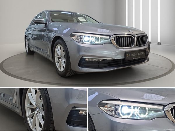 BMW 5-Series Saloon, Petrol, 2018, Grey