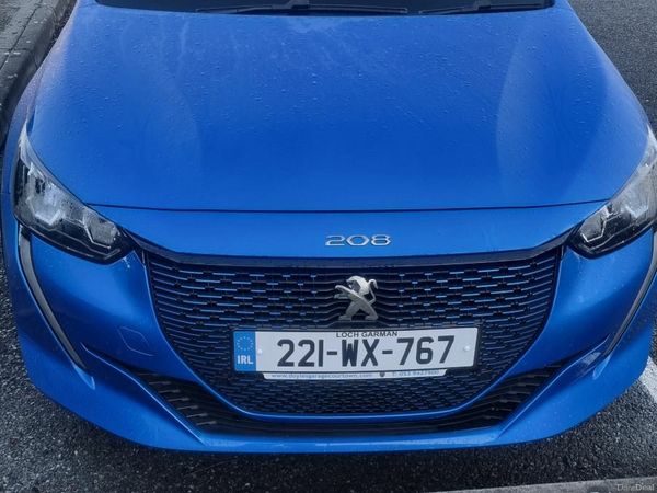 Peugeot 208 Hatchback, Electric, 2022, Blue