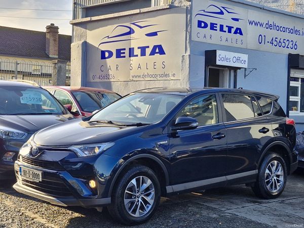 Toyota RAV4 SUV, Petrol Hybrid, 2018, Blue