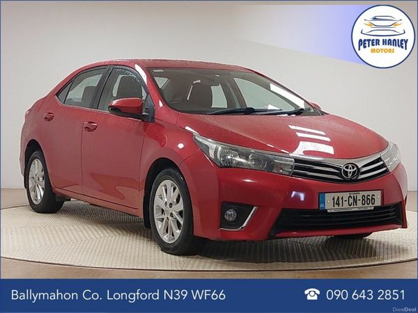 Toyota Corolla Saloon, Diesel, 2014, Red