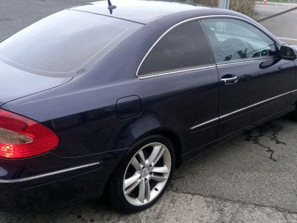 Mercedes-Benz CLK Coupe, Petrol, 2007, Blue