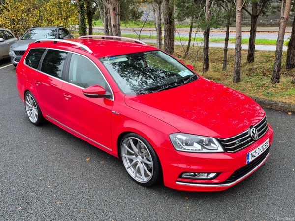 Volkswagen Passat Estate, Petrol, 2014, Red