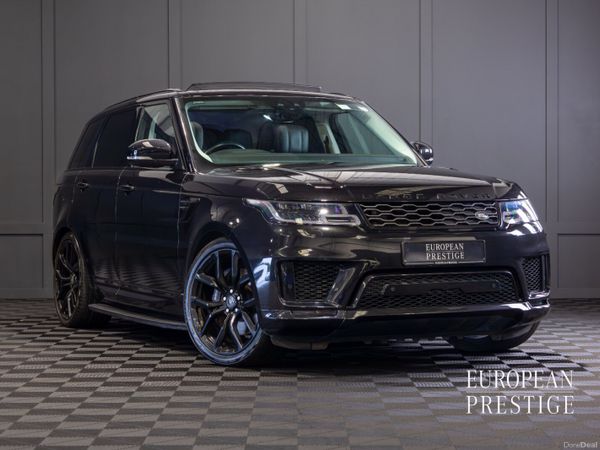 Land Rover Range Rover Sport SUV, Petrol Plug-in Hybrid, 2021, Black