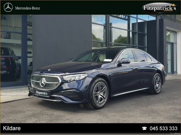 Mercedes-Benz E-Class Saloon, Diesel Plug-in Hybrid, 2026, Blue
