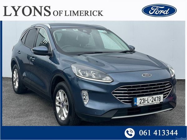 Ford Kuga SUV, Petrol Plug-in Hybrid, 2023, Blue