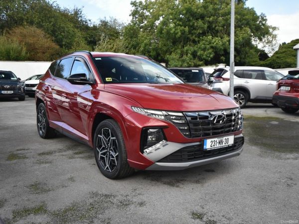 Hyundai Tucson SUV, Petrol Plug-in Hybrid, 2023, Red