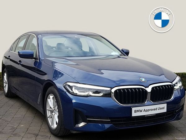 BMW 5-Series Saloon, Diesel, 2022, Blue