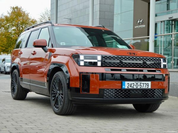 Hyundai Santa Fe SUV, Petrol Plug-in Hybrid, 2024, Orange