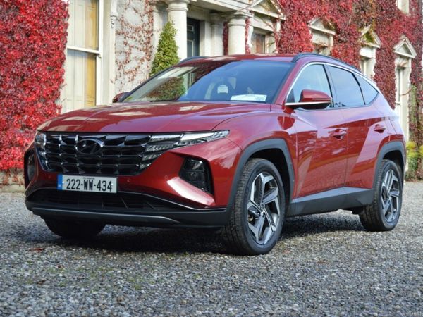 Hyundai Tucson SUV, Petrol Hybrid, 2022, Red
