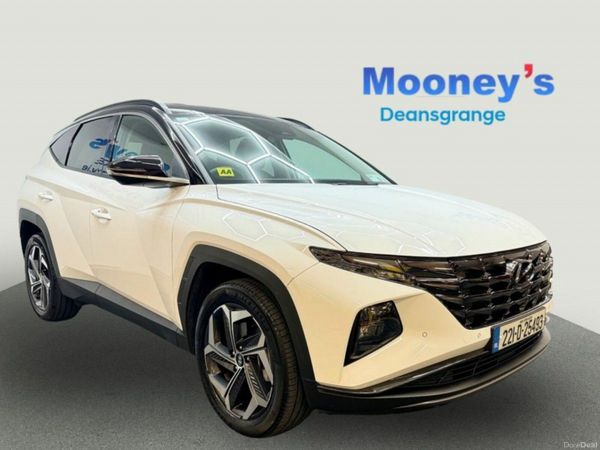 Hyundai Tucson SUV, Petrol Hybrid, 2022, White