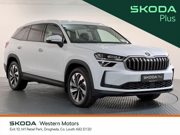 Skoda Kodiaq SUV, Petrol Plug-in Hybrid, 2025, White