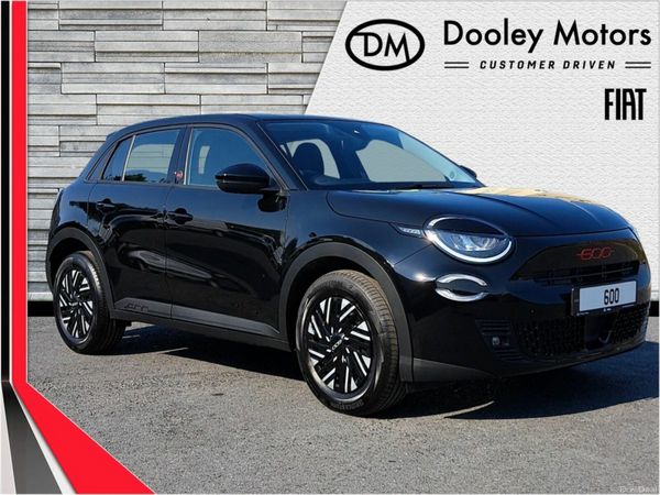 Fiat 600 Hatchback, Electric, 2025, Black