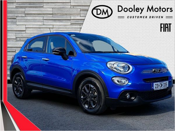 Fiat 500X SUV, Petrol Hybrid, 2023, Blue