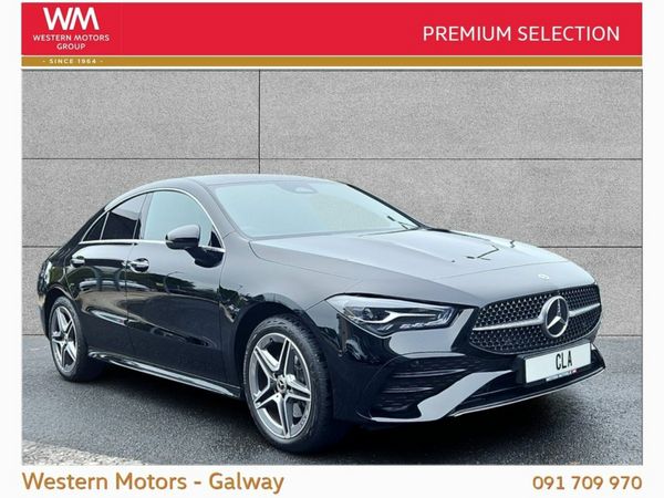 Mercedes-Benz CLA Coupe, Petrol Plug-in Hybrid, 2025, Black