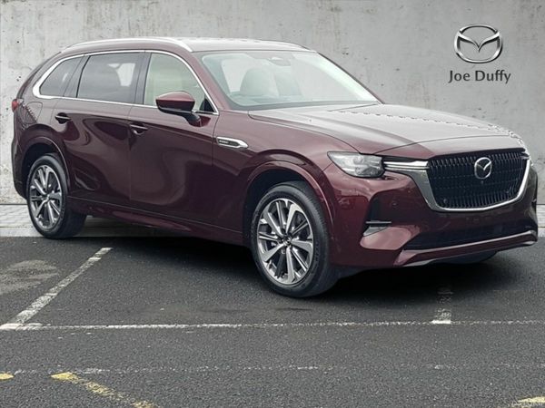 Mazda CX-80 SUV, Petrol Plug-in Hybrid, 2026, Red