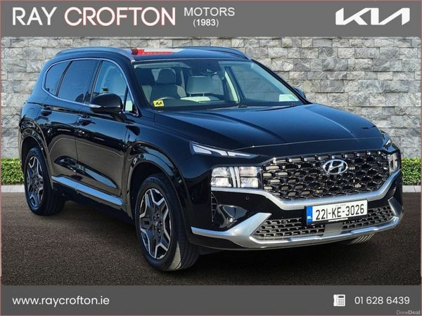 Hyundai Santa Fe SUV, Petrol Plug-in Hybrid, 2022, Black
