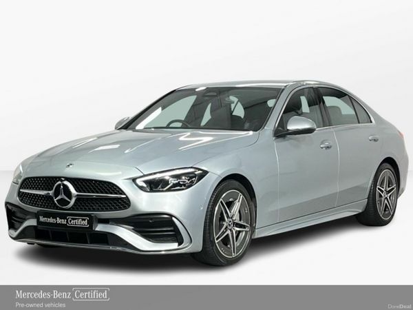 Mercedes-Benz C-Class Saloon, Diesel Hybrid, 2023, Silver