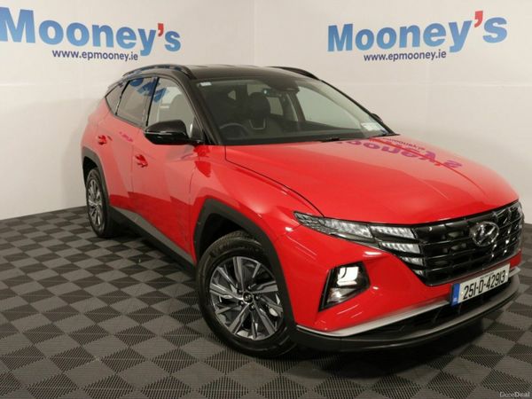 Hyundai Tucson SUV, Petrol Hybrid, 2025, Red