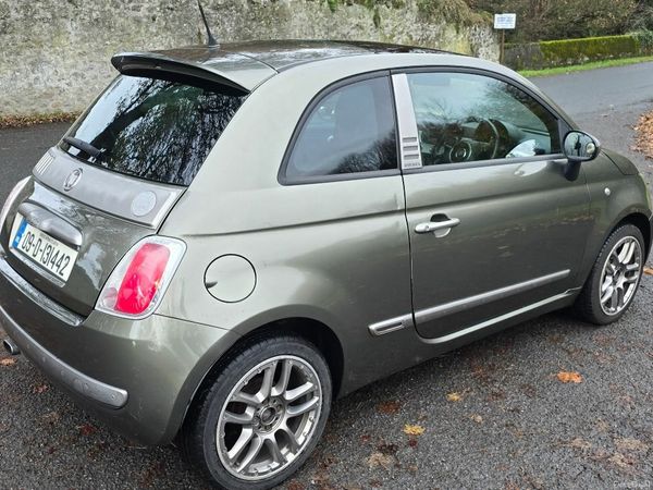 Fiat 500 Hatchback, Petrol, 2009, Green