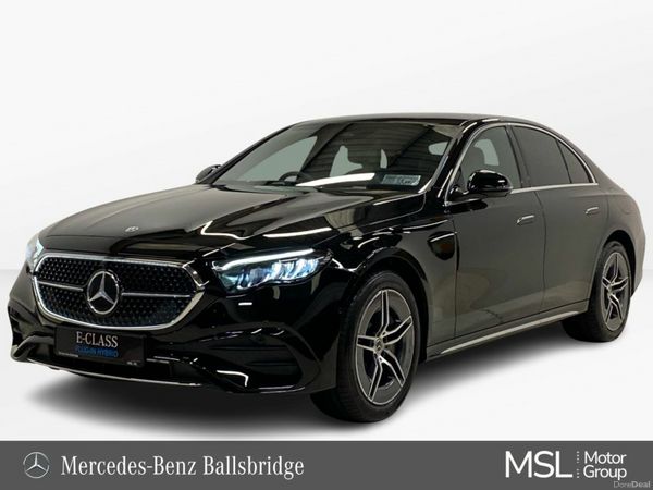 Mercedes-Benz E-Class Saloon, Petrol Plug-in Hybrid, 2026, Black
