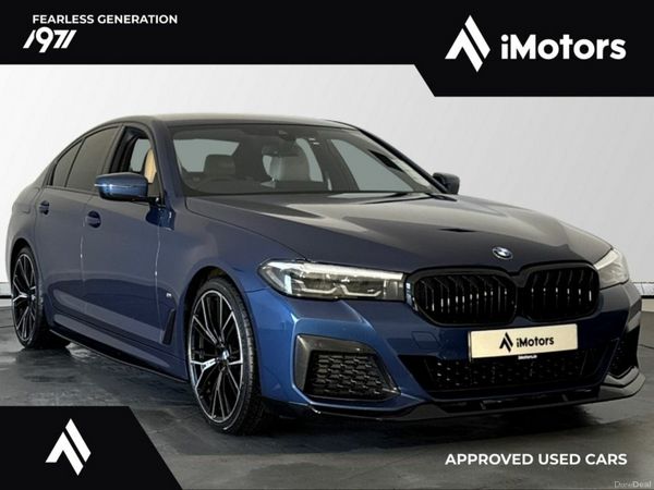 BMW 5-Series Saloon, Diesel, 2022, Blue