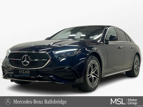 Mercedes-Benz E-Class Saloon, Petrol Plug-in Hybrid, 2026, Blue