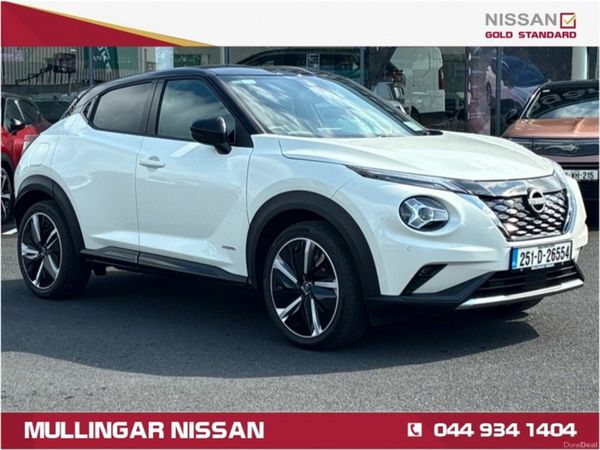 Nissan Juke SUV, Petrol Hybrid, 2025, White