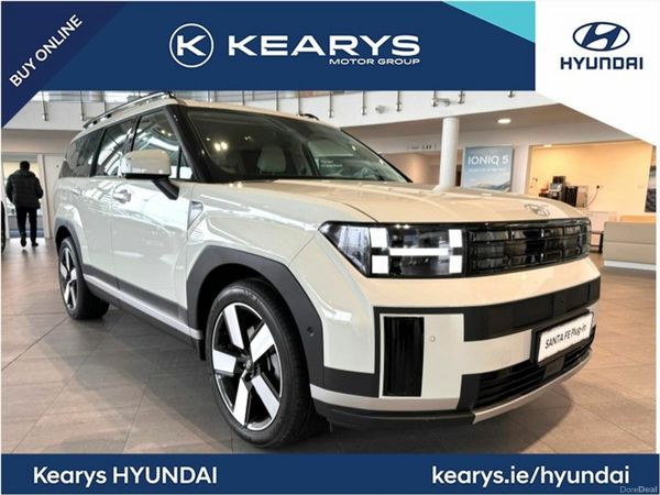 Hyundai Santa Fe SUV, Petrol Plug-in Hybrid, 2026, White