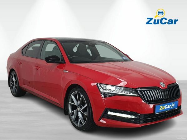 Skoda Superb Saloon, Diesel, 2023, Red