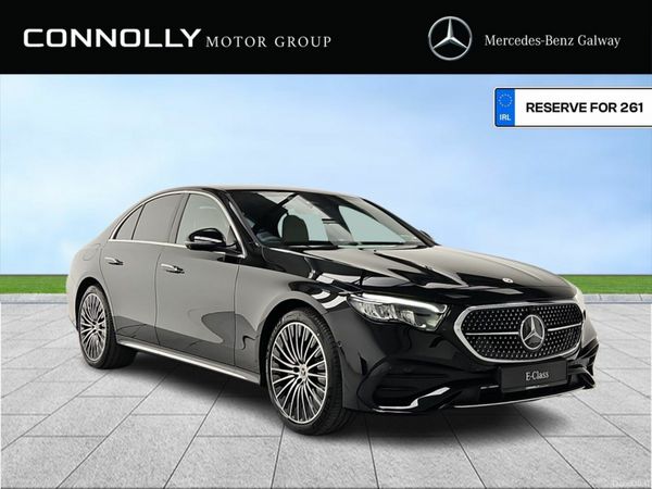 Mercedes-Benz E-Class Saloon, Diesel Plug-in Hybrid, 2026, Black