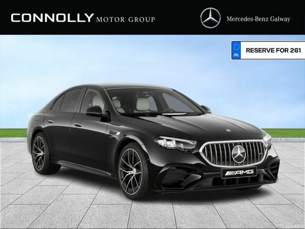 Mercedes-Benz E-Class Saloon, Petrol Plug-in Hybrid, 2026, Black
