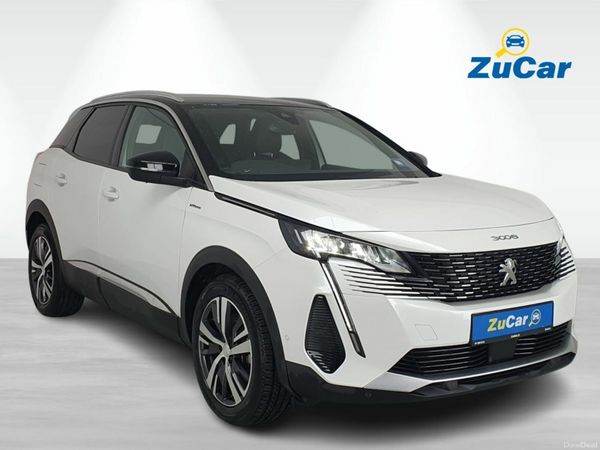Peugeot 3008 SUV, Petrol Plug-in Hybrid, 2023, White