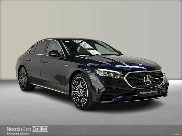 Mercedes-Benz E-Class Saloon, Diesel Plug-in Hybrid, 2025, Blue