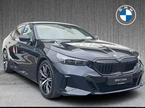 BMW 5-Series Saloon, Petrol Hybrid, 2026, Black