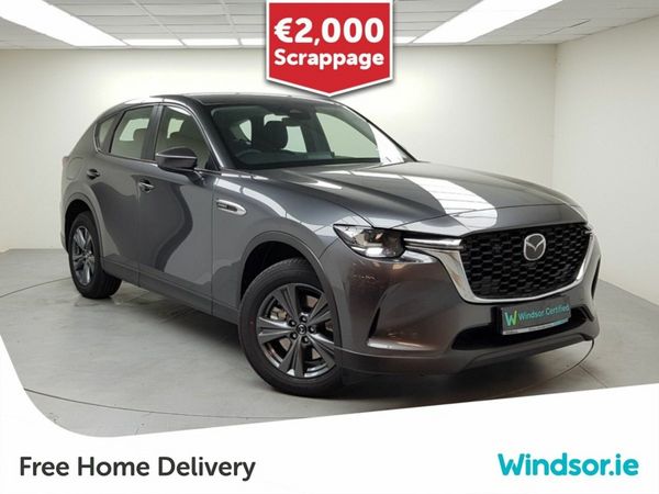 Mazda CX-60 SUV, Petrol Plug-in Hybrid, 2024, Grey