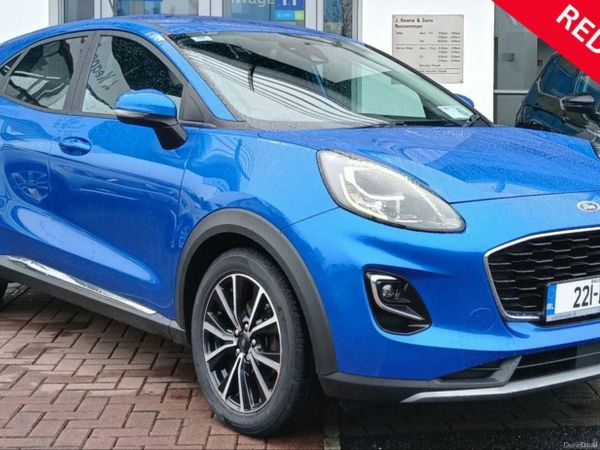 Ford Puma MPV, Petrol Hybrid, 2022, Blue