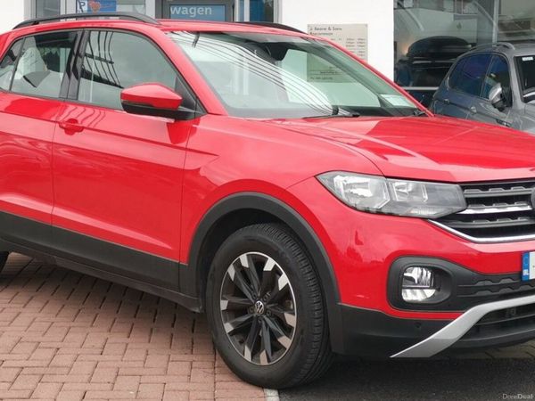 Volkswagen T-Cross Estate, Petrol, 2021, Red