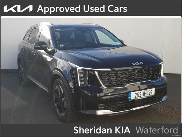 Kia Sorento SUV, Petrol Plug-in Hybrid, 2025, Black