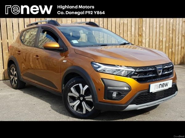 Dacia Sandero Stepway Hatchback, Petrol, 2022, Orange
