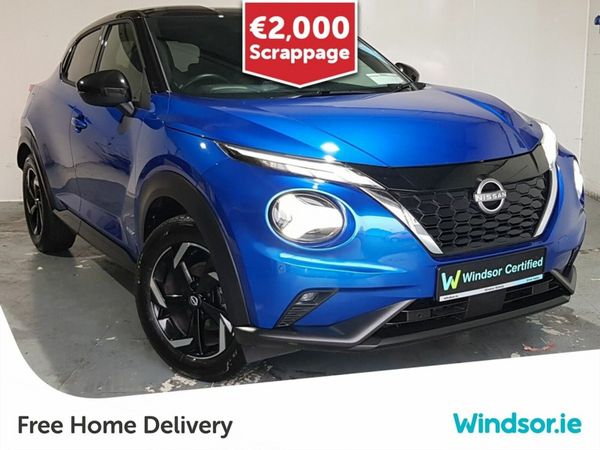 Nissan Juke SUV, Petrol Hybrid, 2024, Blue