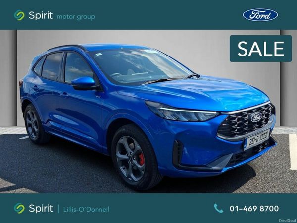 Ford Kuga SUV, Petrol Plug-in Hybrid, 2025, Blue