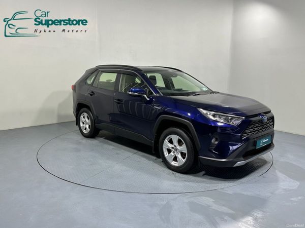 Toyota RAV4 SUV, Petrol Hybrid, 2019, Blue