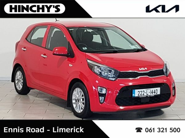 Kia Picanto Hatchback, Petrol, 2022, Red