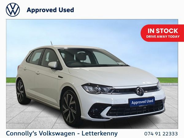 Volkswagen Polo Hatchback, Petrol, 2023, White